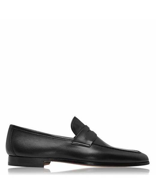 Magnanni Shoes Black Delos Loafers for men