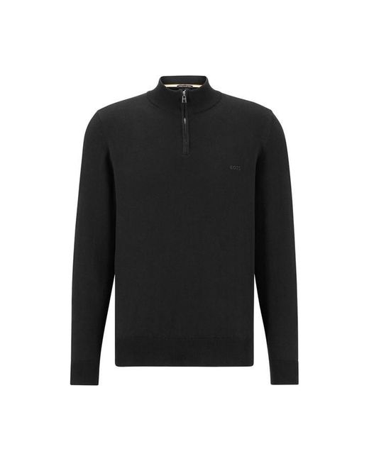 Boss Black Padro Quarter Zip Sweater for men