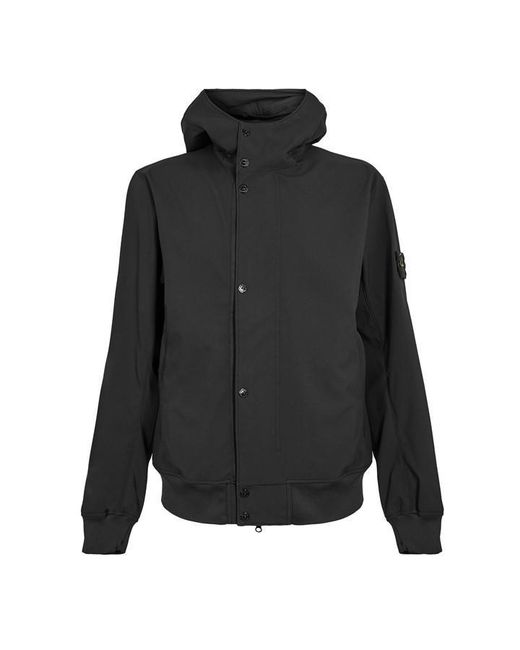 Stone Island Blue Softshell Jacket for men