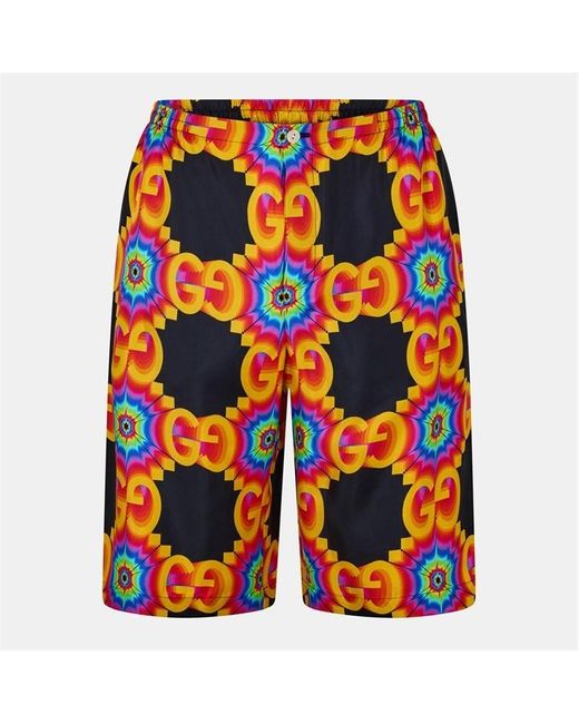 Gucci Orange Bermuda Chino Shorts for men
