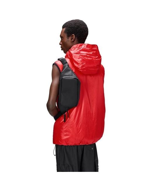 Rains Red Bum Bag