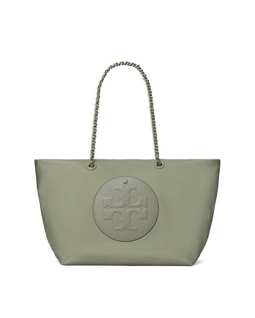 Tory Burch Green Ella Chain Tote
