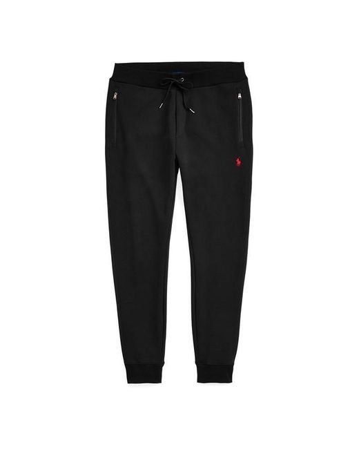 Polo Ralph Lauren Black Closed Hem Fleece Joggers for men