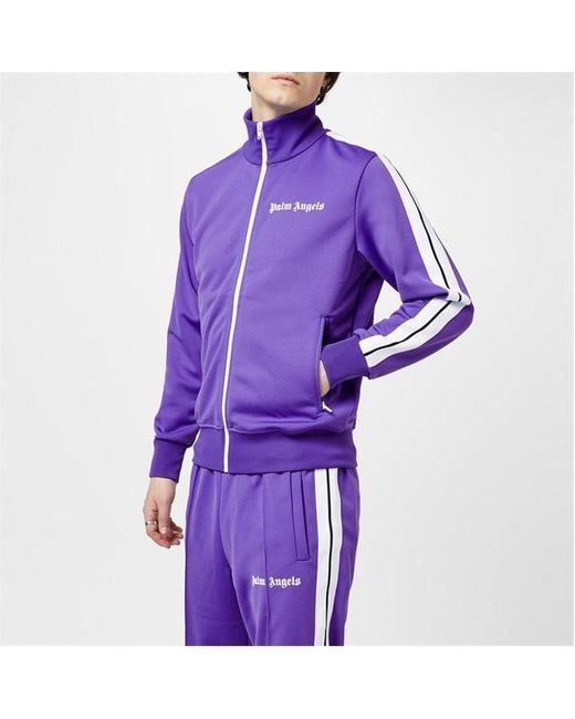 Palm angels purple tracksuit new arrivals