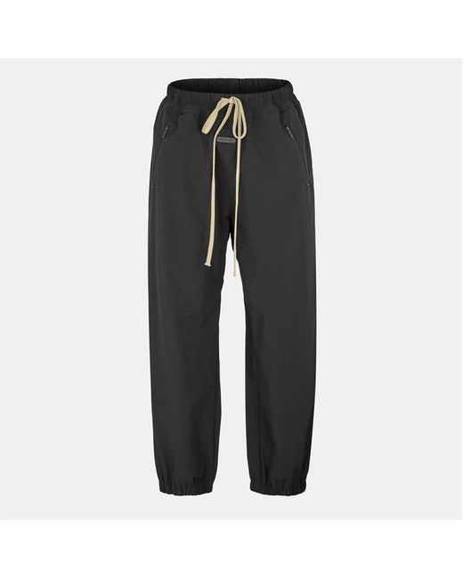 Fear Of God Black Cuffed Athletic Closed Hem Tracksuit Joggers for men