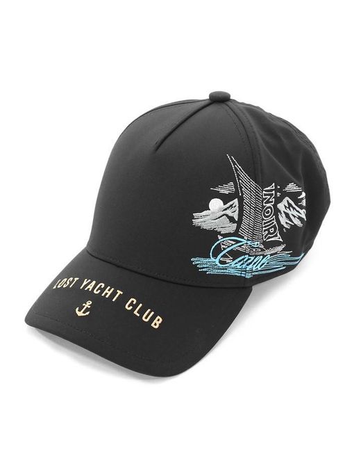 societe NOIR Black Yacht Club Cap for men