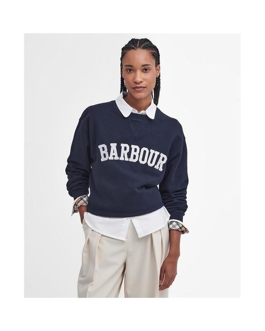 Barbour Blue Northumberland Sweatshirt