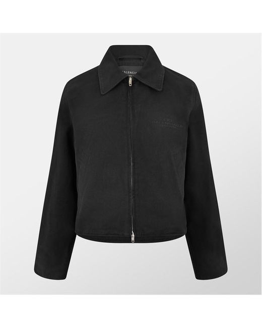 Balenciaga Black Shrunk Parka Jacket