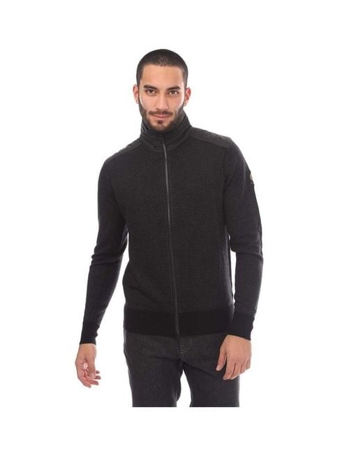 Belstaff Blue Kelby Zip Cardigan