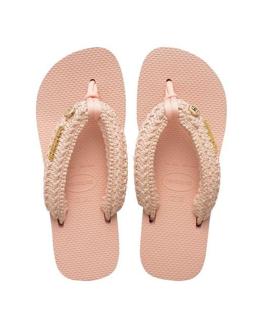 DOLCE & GABBANA X HAVAIANAS Natural Boho Chunky Flip Flops
