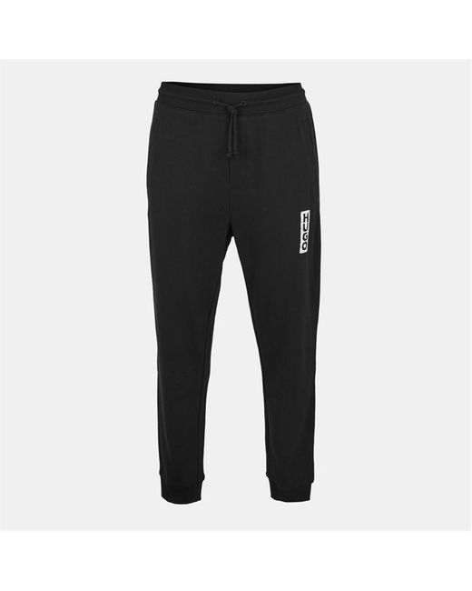 HUGO Black Dogur Lettering Slim Joggers for men