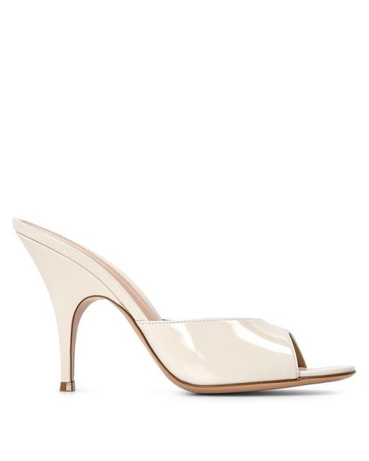Gianvito Rossi Natural Sofia 95H M Heeled Mules