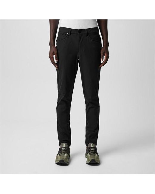 lululemon athletica Black Abc Slim-Fit Trousers for men