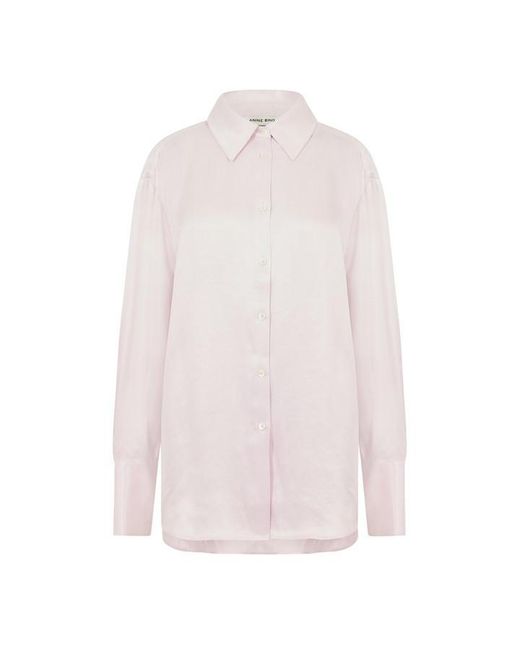 Anine Bing Pink Long Sleeve Shirt