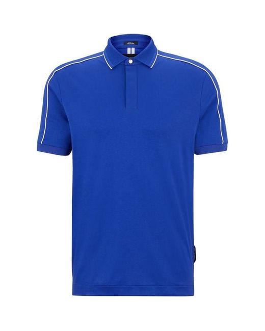 Boss Blue Penrose Ps Short Sleeve Polo Shirt for men
