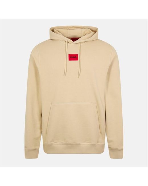 HUGO White Daratschi Oth Hoodie for men