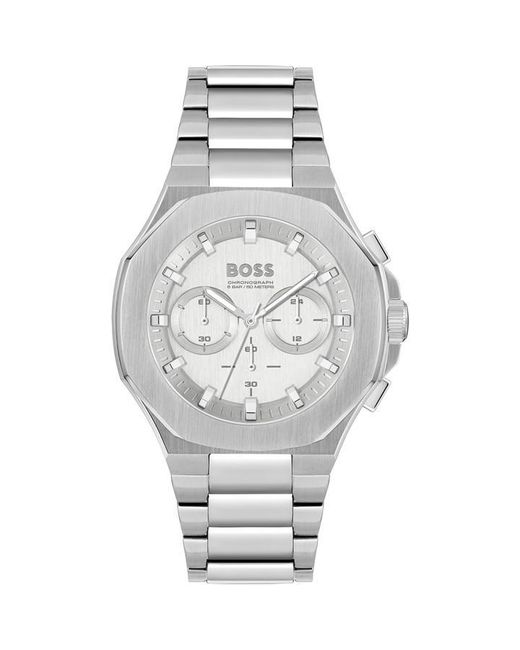 Boss Metallic Gents Taper Chronograph Watch for men