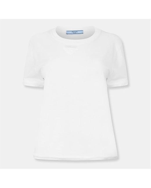 Prada White Wire T-Shirt