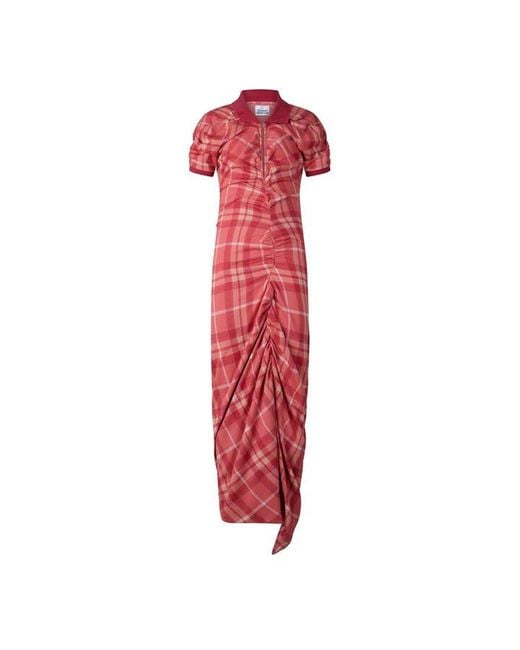 Vivienne Westwood Red Viv Pulling Dress Ld64