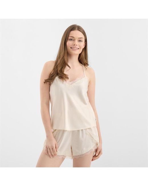 Chelsea Peers Natural Cami Pyjama Set