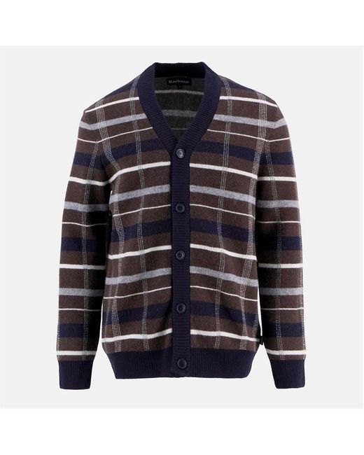 Barbour Blue Kane Cardigan for men