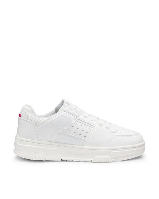 HUGO White Yarrow Trainers Size 9 for men