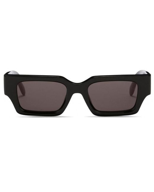 Palm Angels Brown Hyde Rectangle Sunglasses for men