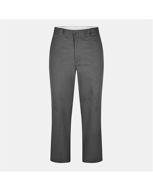 Dickies Gray Straight Leg Trousers for men