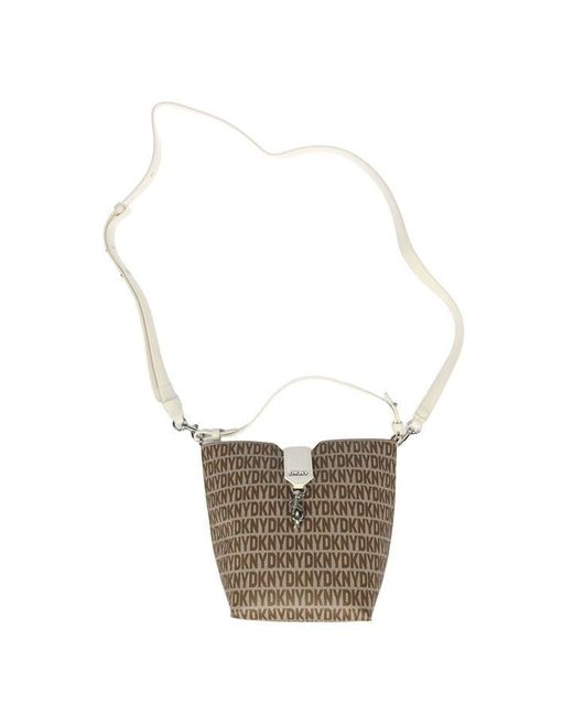 DKNY Metallic Taira Bucket Bag