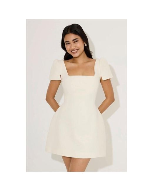 Odd Muse Natural Cap Mini Dress