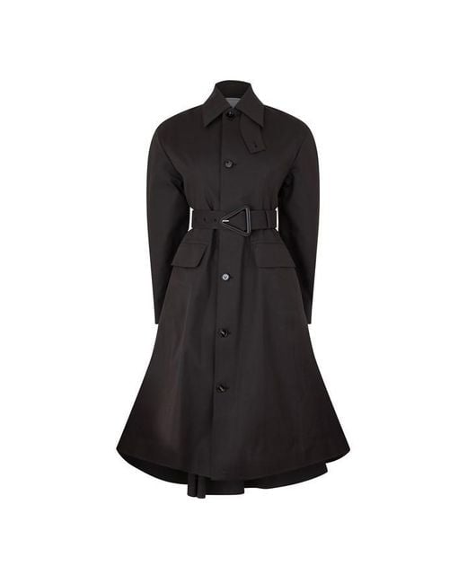 Bottega Veneta Black Tailored Overcoat