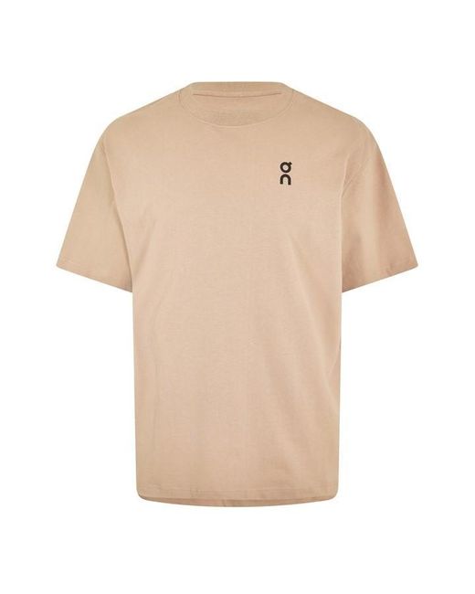 On Shoes Natural Cott Club T-Shirt for men