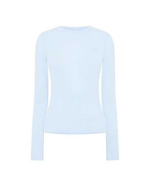 Casablanca Blue Casa Ls Tee Ld54