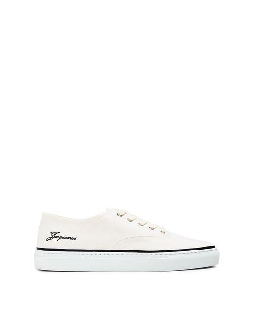 Jacquemus White Low-Top Trainers for men