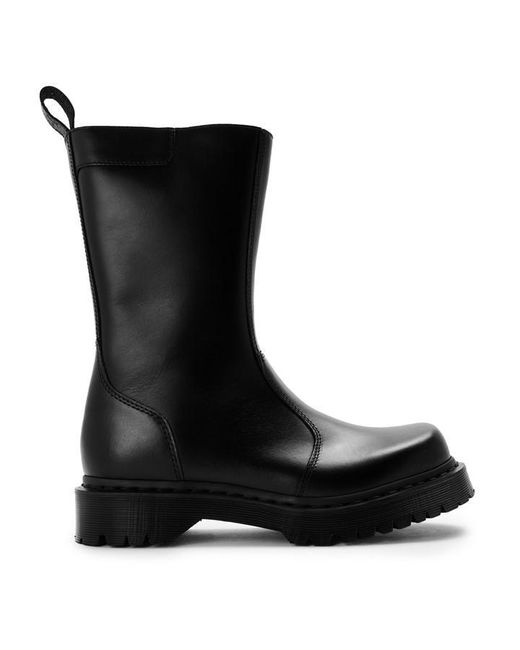 Dr. Martens Black Rejena Leather High Boots