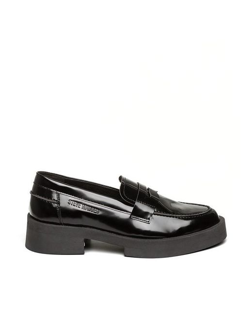 Steve Madden Black Marina Loafers