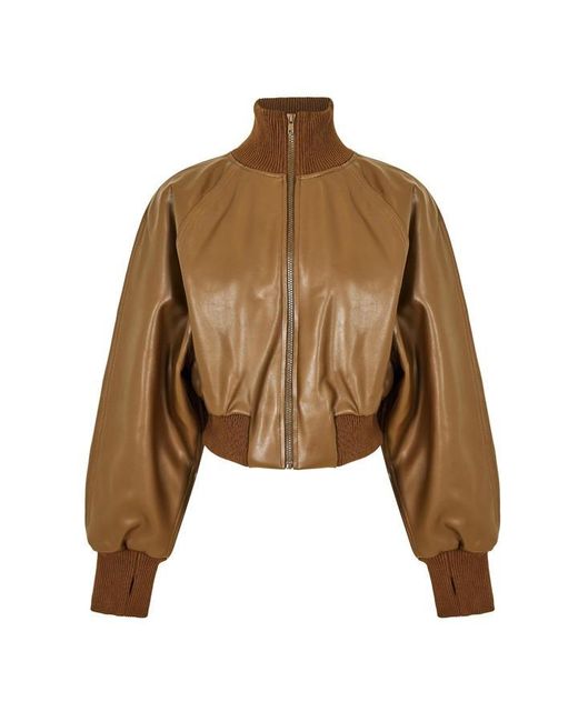Norma Kamali Black Bomber Jacket