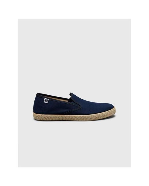 Pretty Green Blue Pretty Pg Canvas Espadrille for men