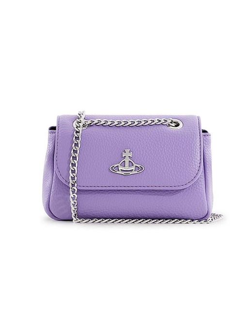 Vivienne Westwood Purple Derby Small Chain Bag