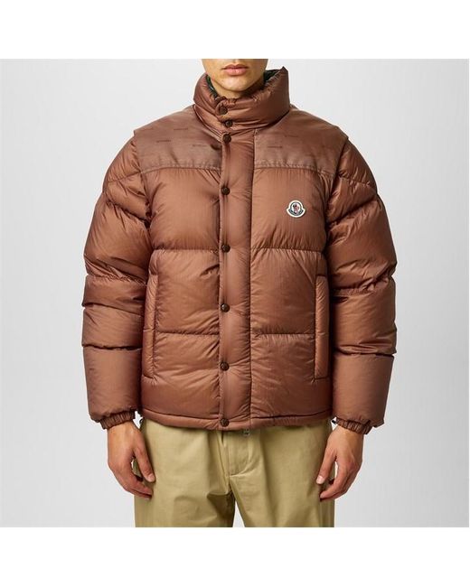 Moncler Brown Verone Reversible Jacket for men