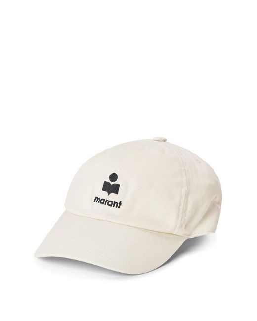 Isabel Marant White Tomas Cp Baseball Cap