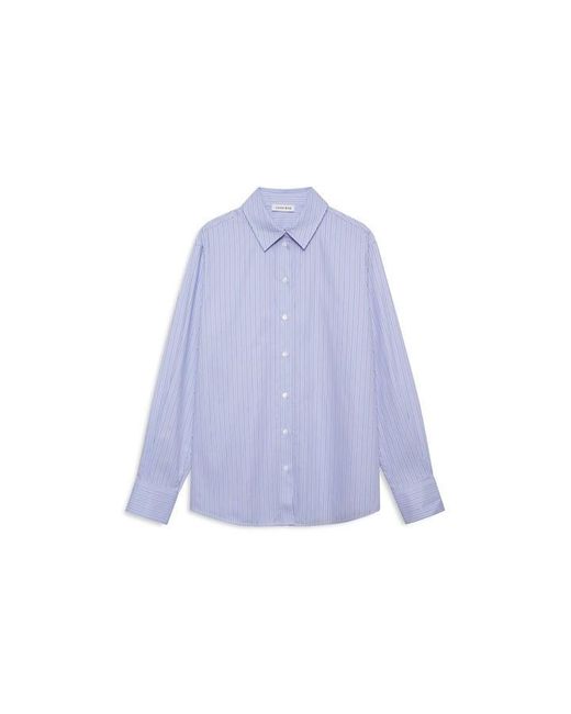 Anine Bing Black Essie Long Sleeve Plain Shirt