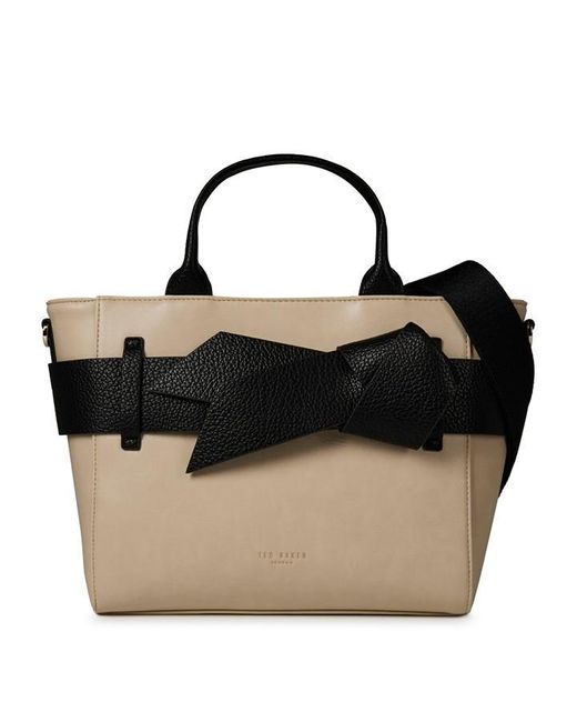 Ted Baker Natural Jimsa Bow Pu Crossbody Bag
