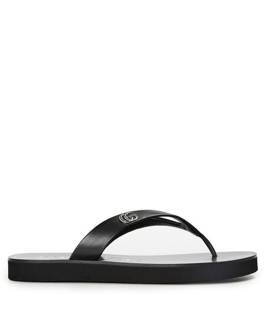 Gucci Black Flip Flops