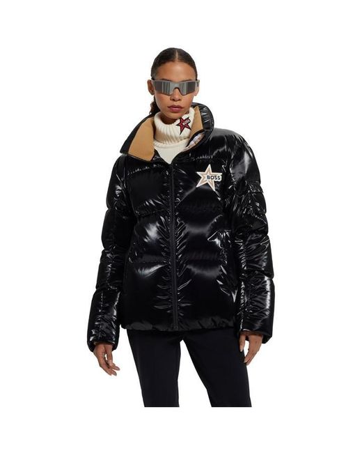Boss Black Water-Resistant Insulated Ski Jacket for men