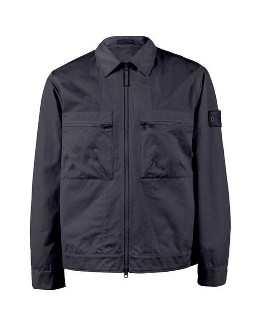 Stone Island Blue Ghost Ventile Jacket for men