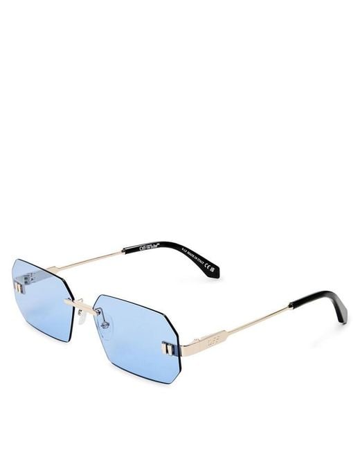 Off-White c/o Virgil Abloh Metallic Off Independance Sungl 99
