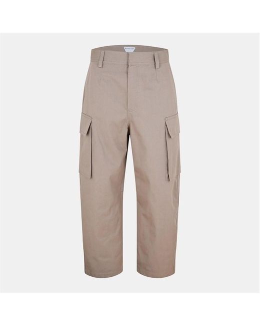 Bottega Veneta Gray Cargo Trousers for men