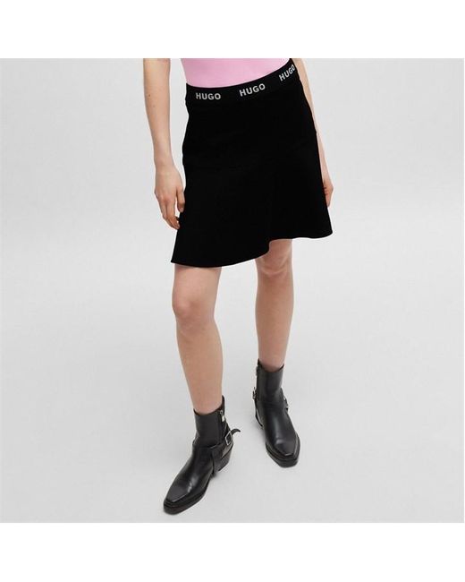 HUGO Black Relosana-1 Skirt