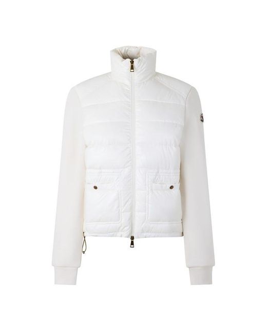 Moncler White Hybrid Jkt Ld64